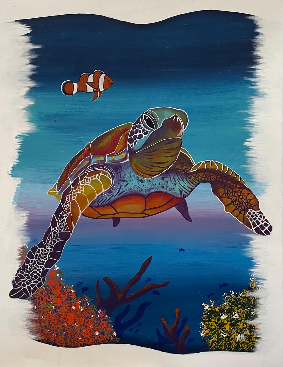 Cuadro "Tortuga Nemo"